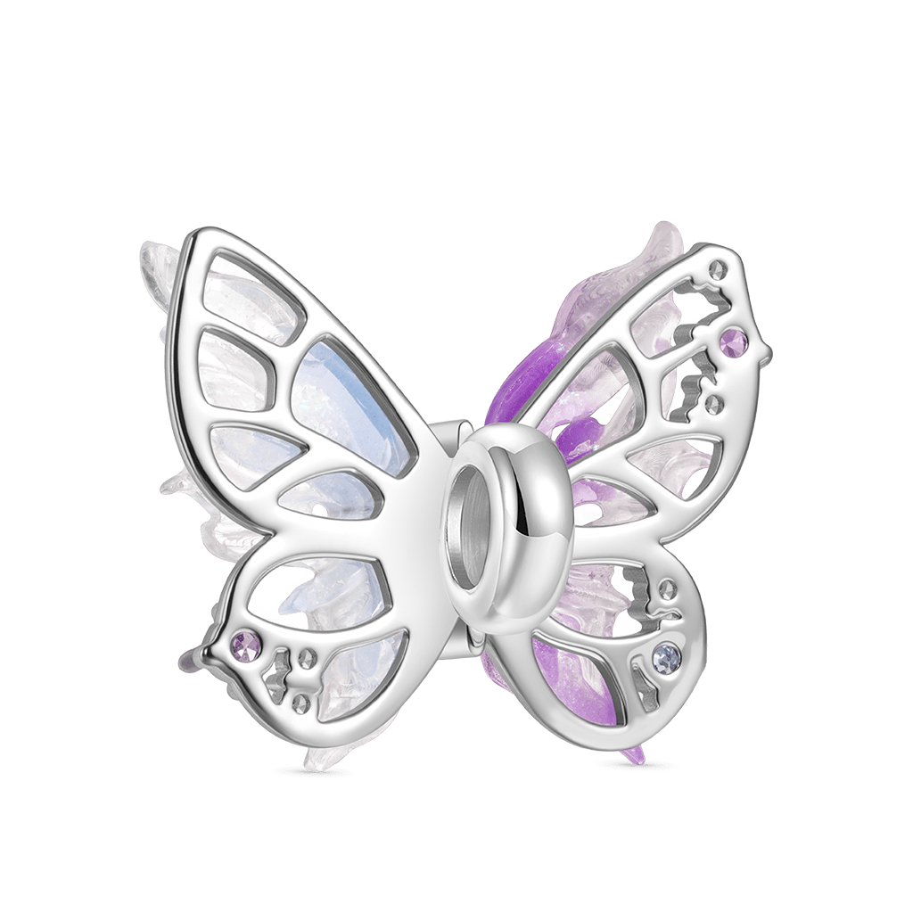 Gnoce Sparkling Colorful Butterfly Glow-in-the-Dark Stopper Charm_3