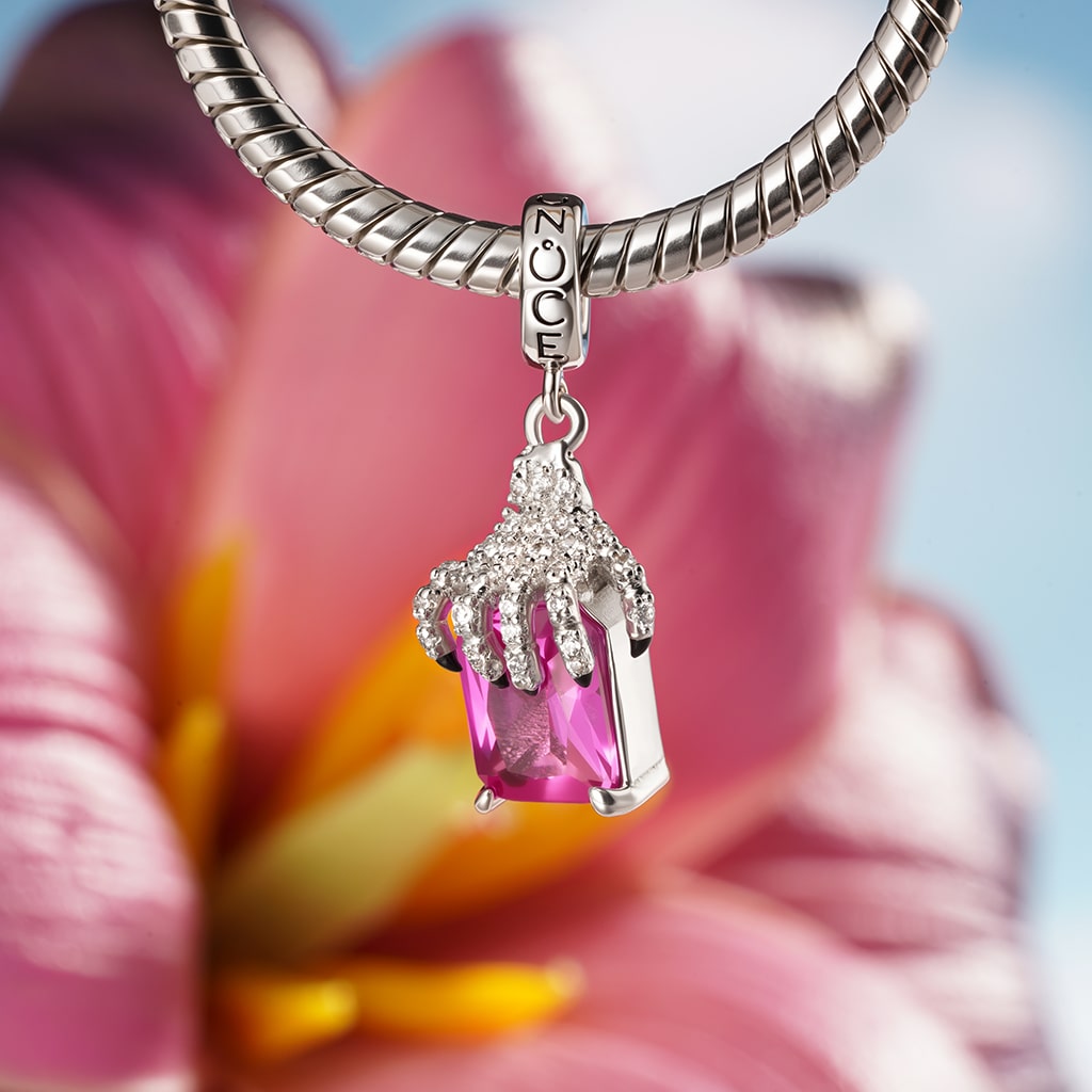 Gnoce Engravable Skeleton Hand Bone Birthstone Charm_4