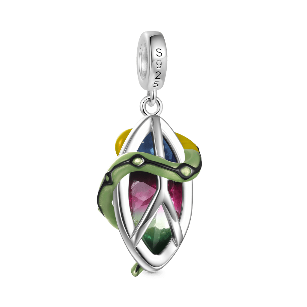 Gnoce Glow-in-the-Dark Snake Pendant Dangle Charm_3