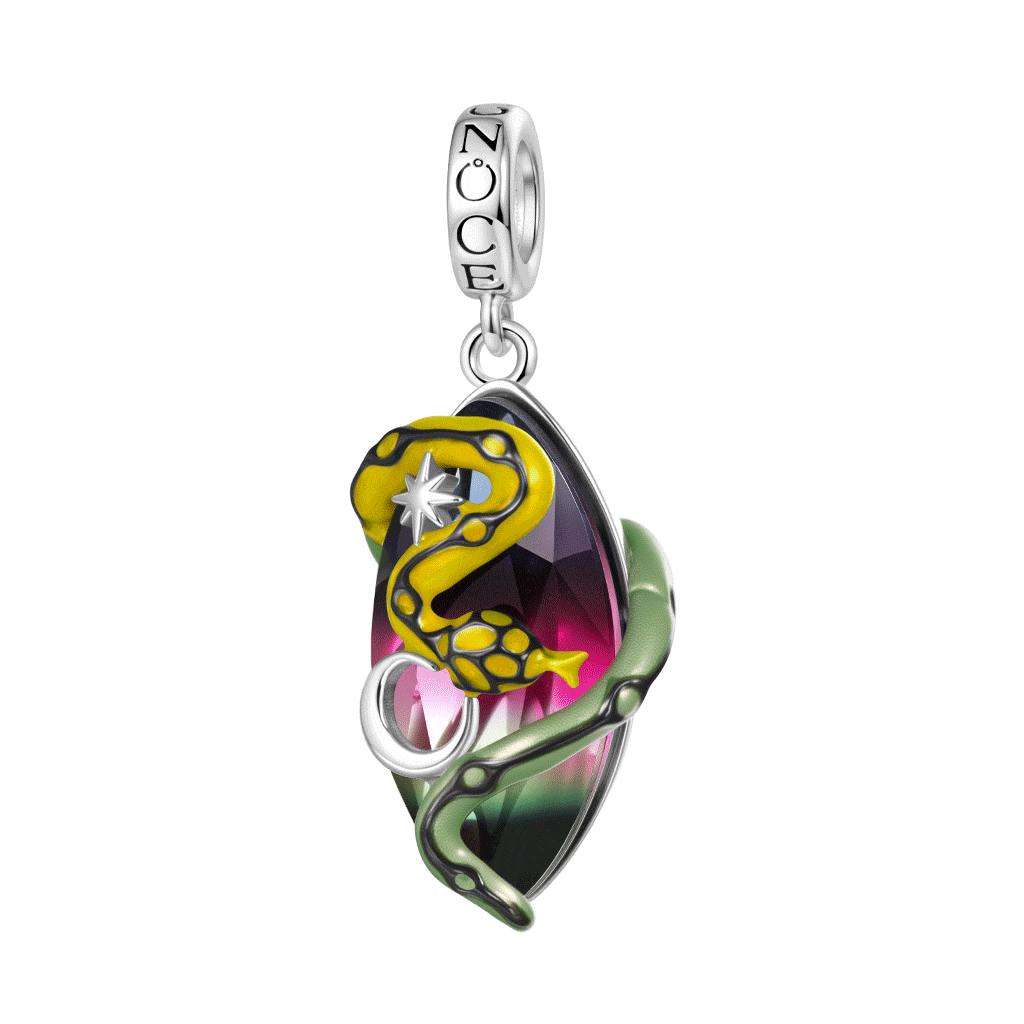 Gnoce Glow-in-the-Dark Snake Pendant Dangle Charm_1