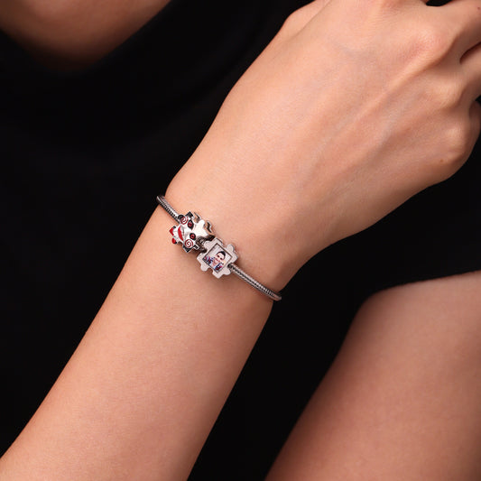 Gnoce Horror Billy the Puppet SAW Engravable Photo Charm_5