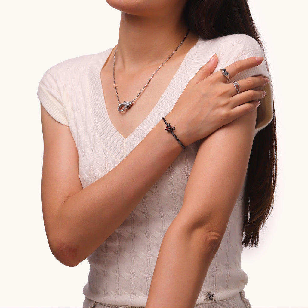 Gnoce Valentine's Day Black Cat with Love Charm_4