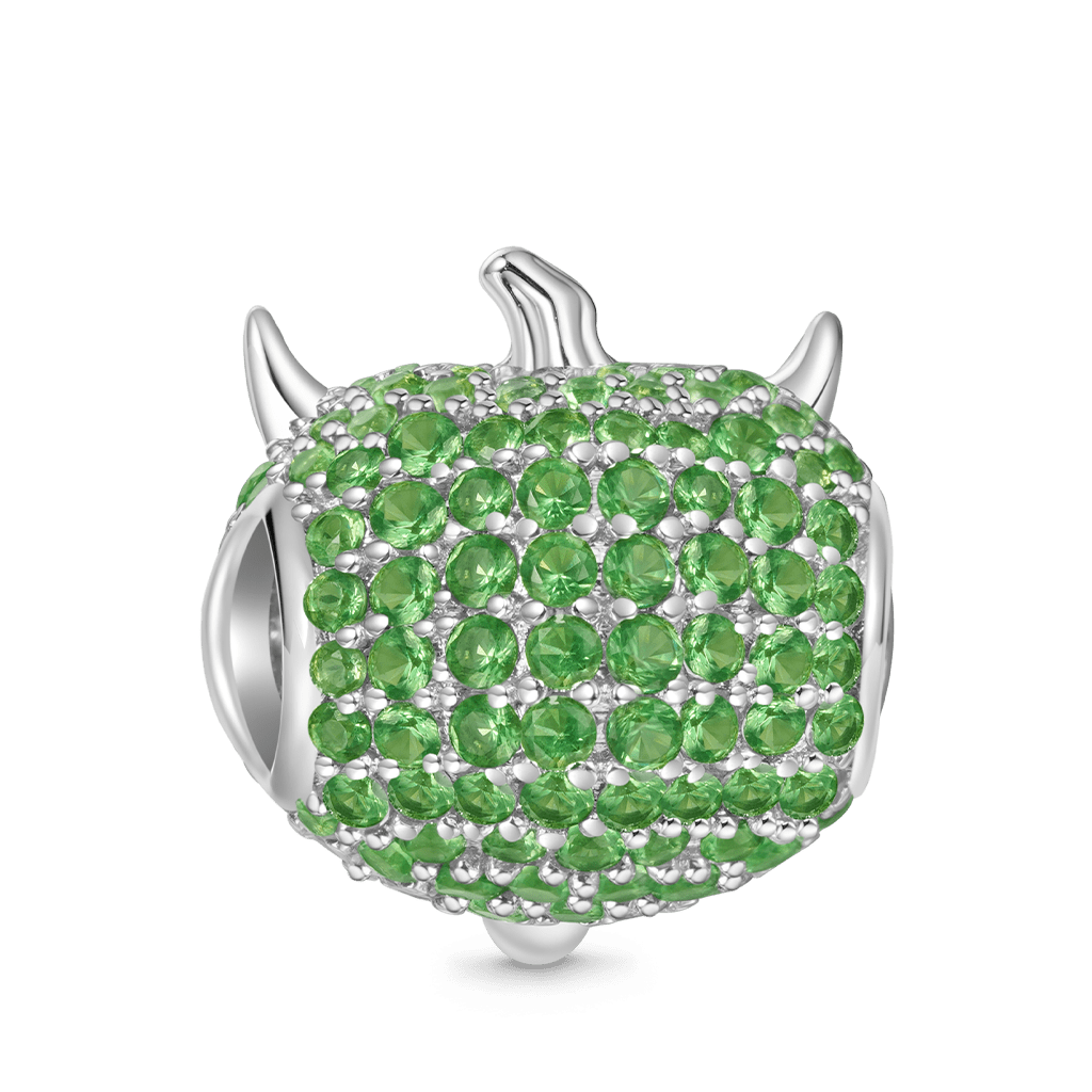 Gnoce Halloween One-Eyed Green Monster Pumpkin Charm_2
