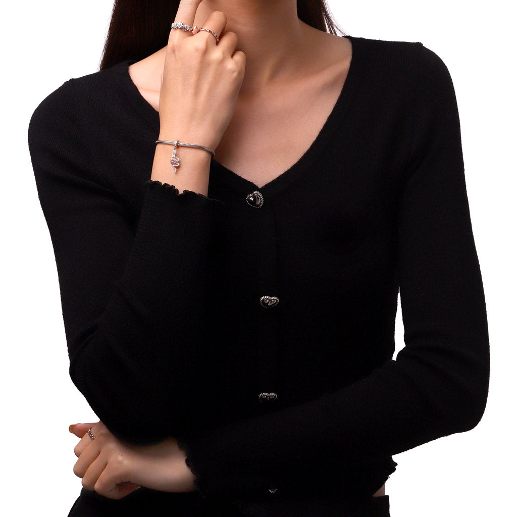 Gnoce Lucky Snake Pendant Dangle Charm_4