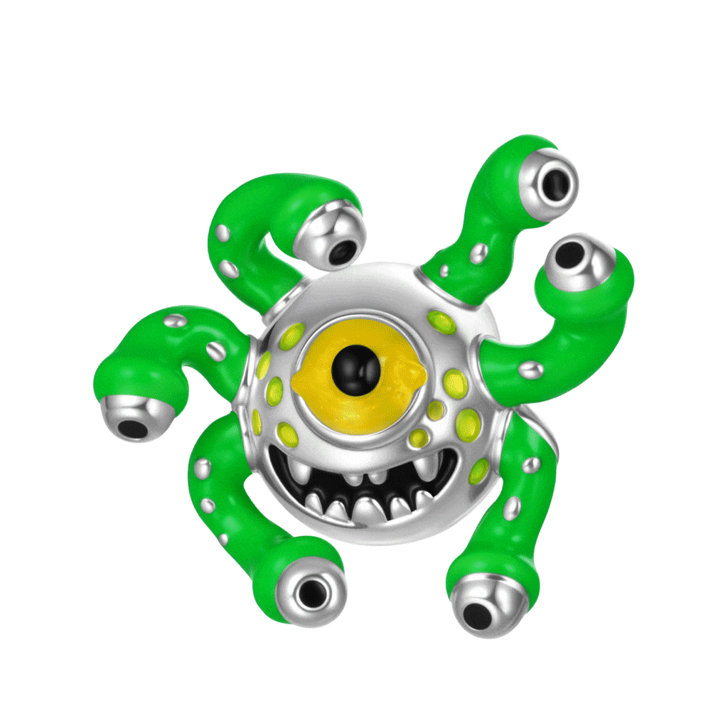Gnoce Beholder Eyeball Monster Glow-in-the-Dark Charm_1