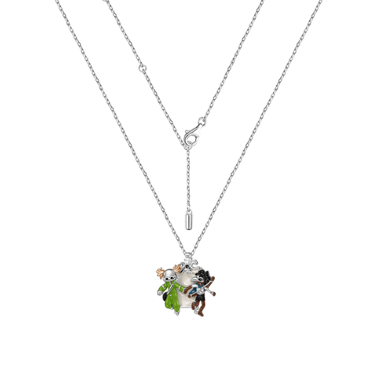 Gnoce Little Nightmares Badge Mirror Necklace_2