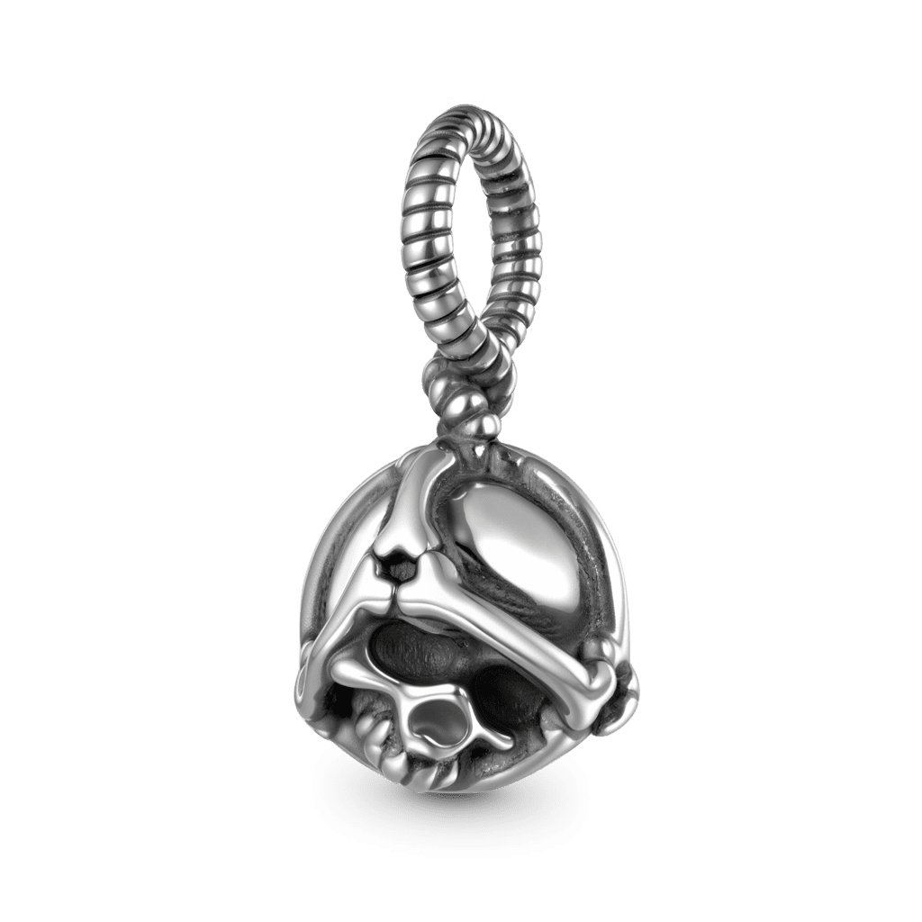 Gnoce Vintage Skull Pendant Dangle Charm_1