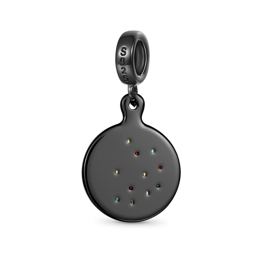 Gnoce Iron Plate Pizza Pendant Dangle Charm_5