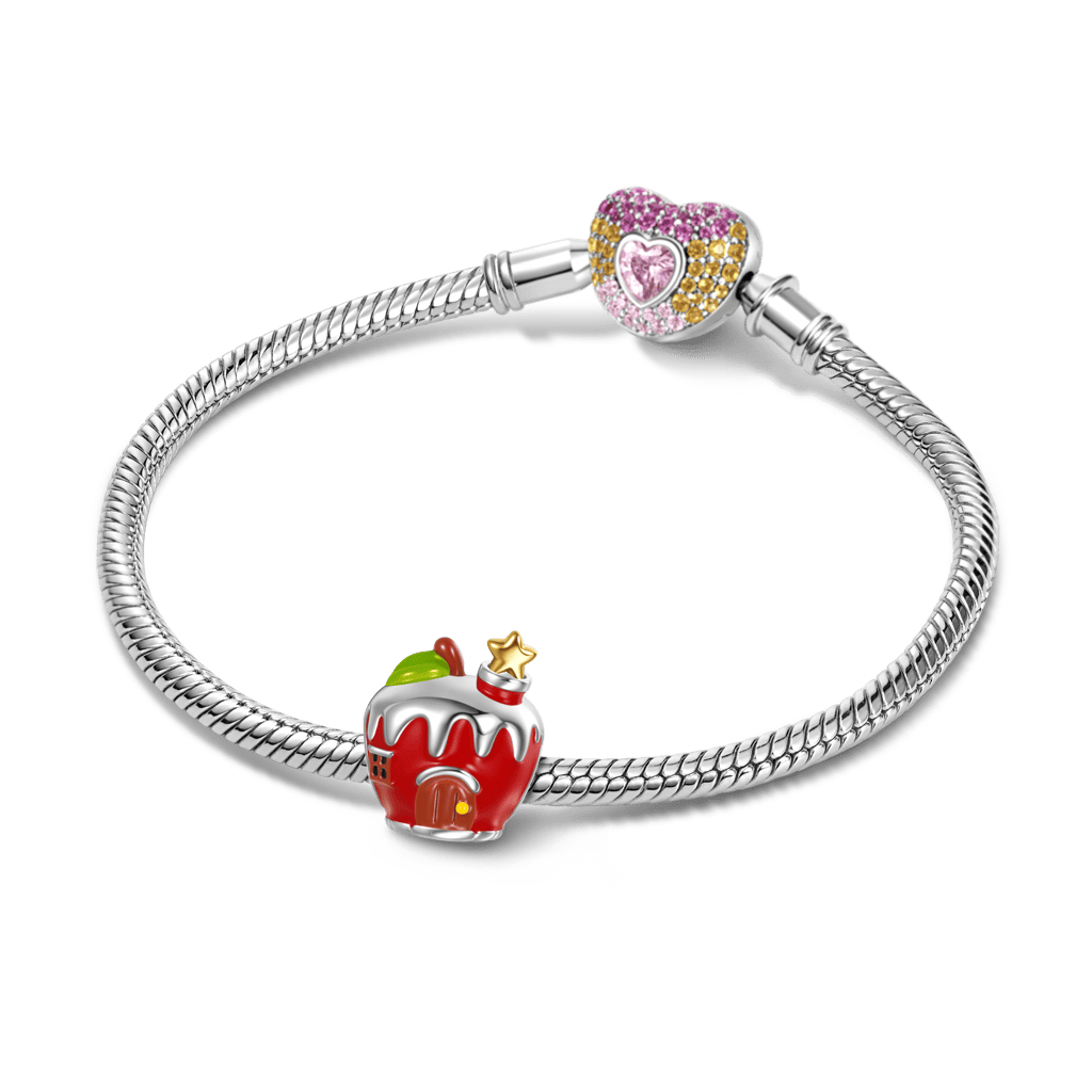 Gnoce Christmas Red Apple House Charm_3