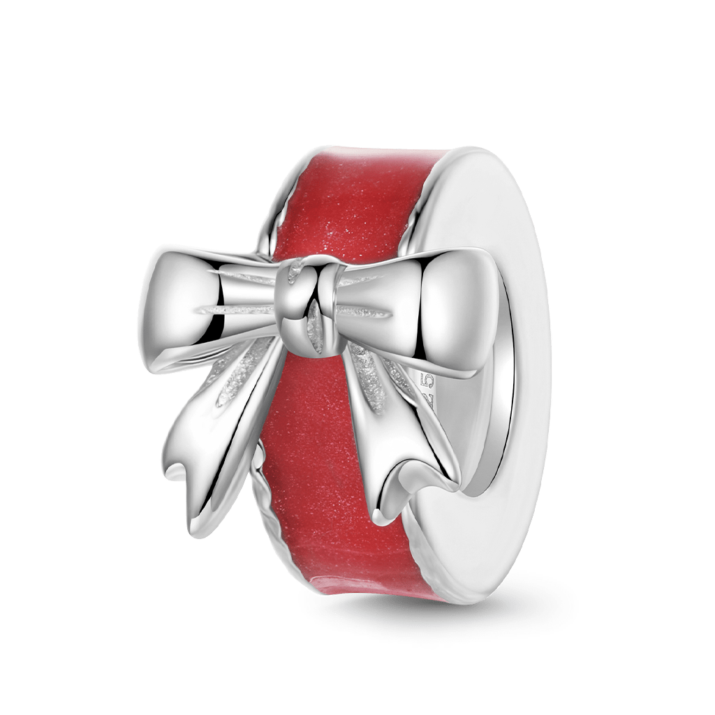 Gnoce Red Bow Stopper Charm_1