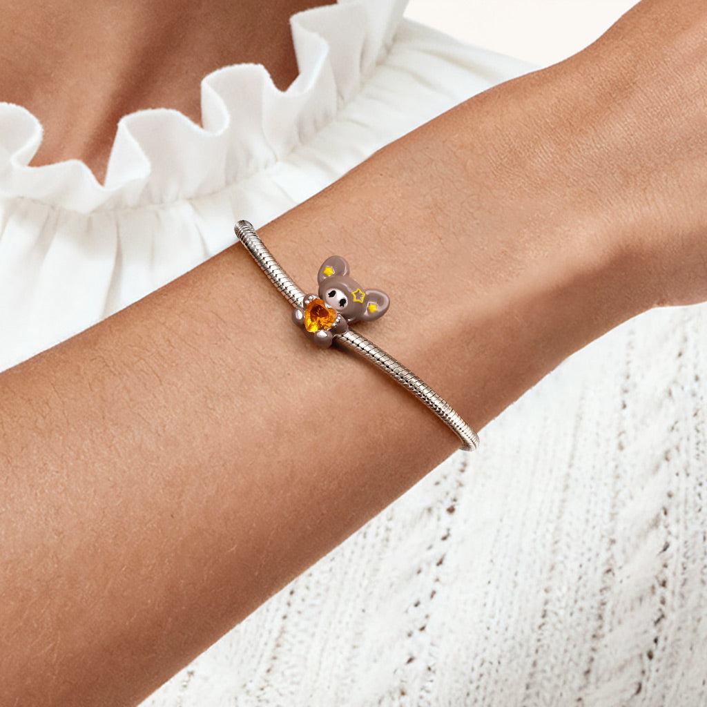 Gnoce Cute Critter Embrace Love Charm_2