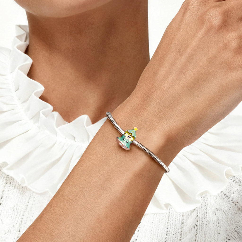 Gnoce Christmas Tree Corgi Glow-in-the-Dark Charm_2