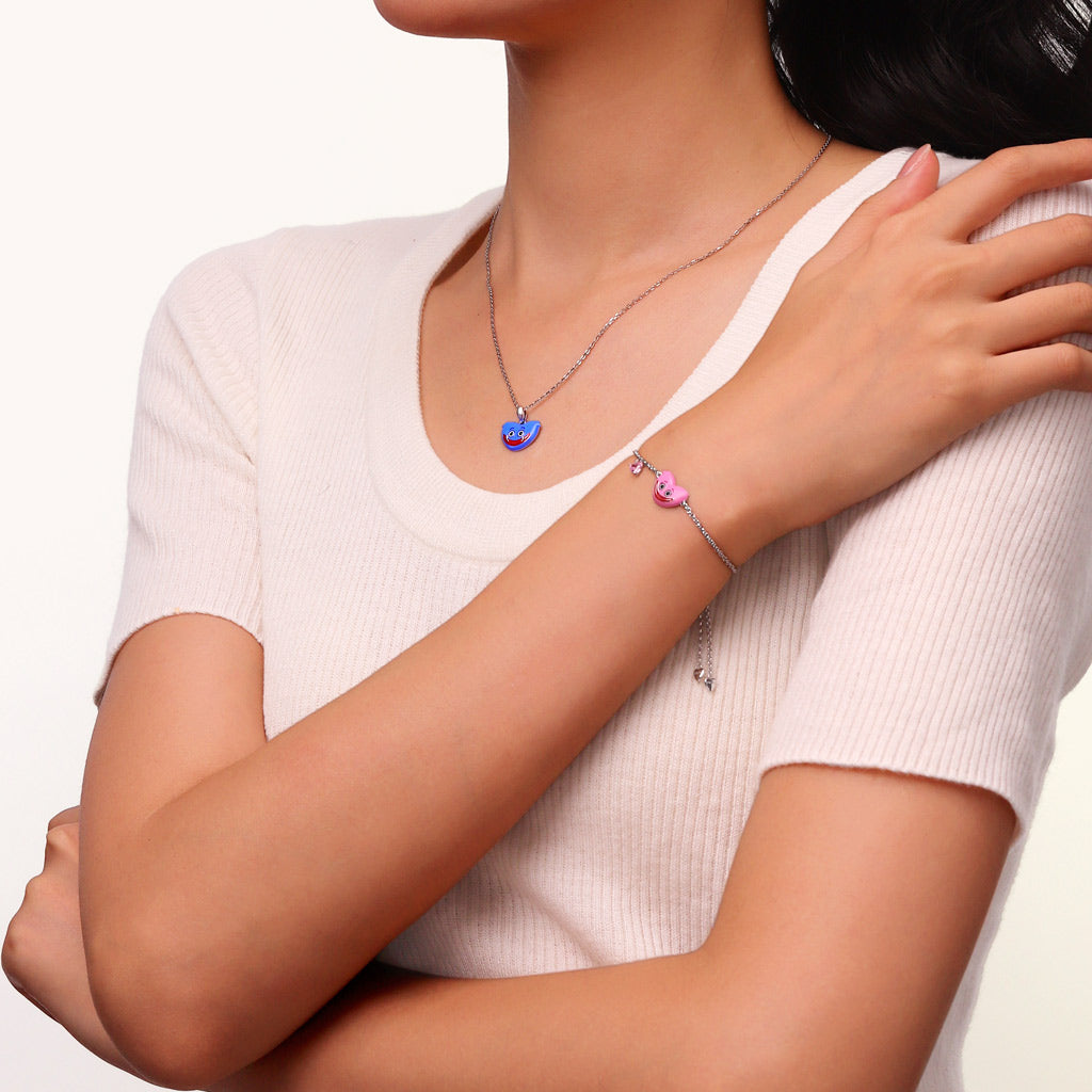 Gnoce Poppy Playtime Huggy Wuggy Pendant Necklace_4