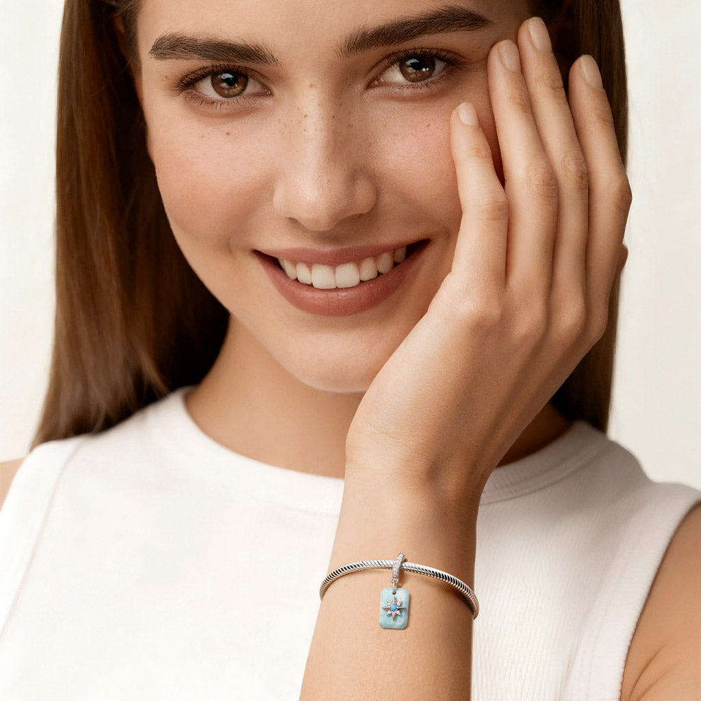 Gnoce Celestial Amazonite Healing Pendant Dangle Charm_4