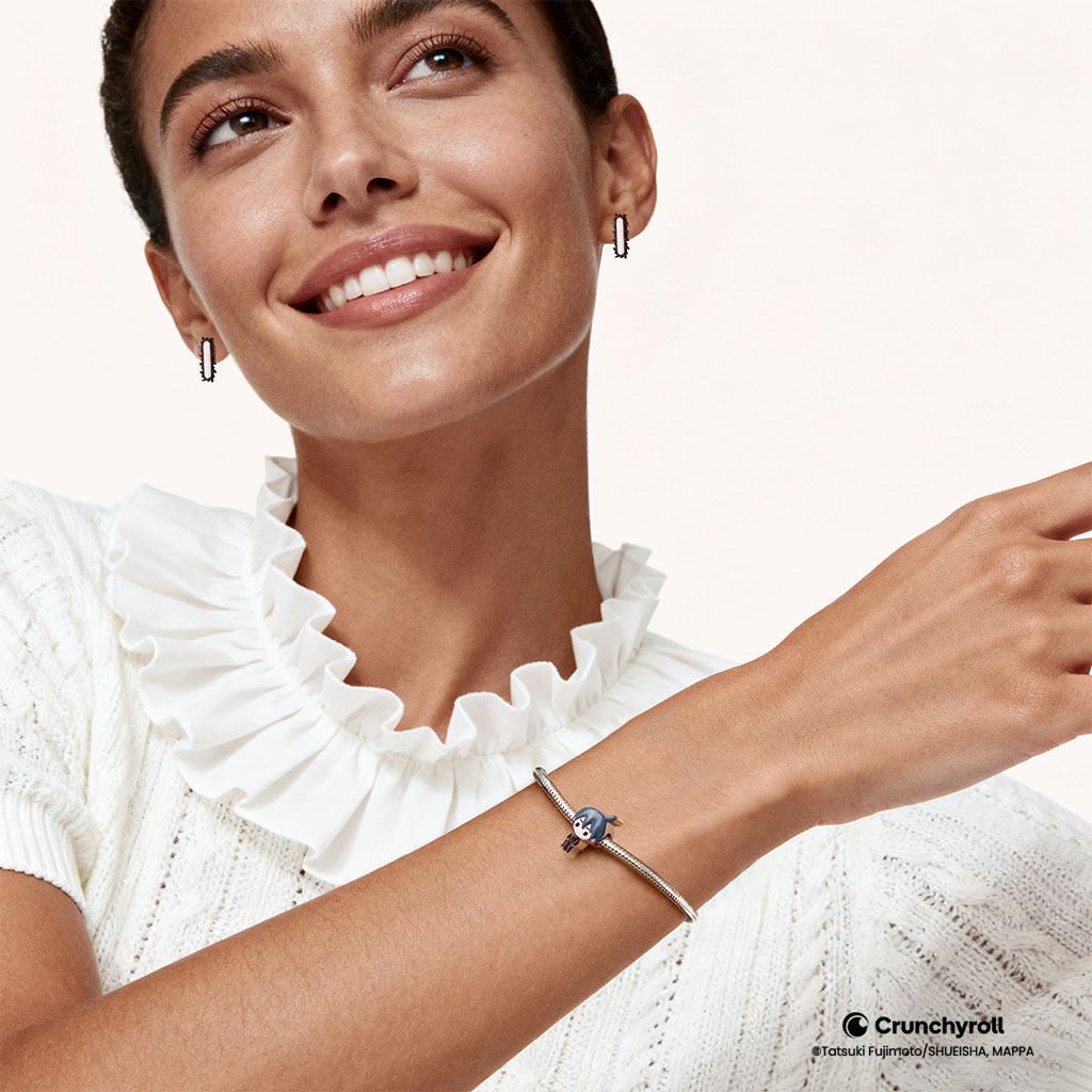 Gnoce Chainsaw Man Stud Earrings_3