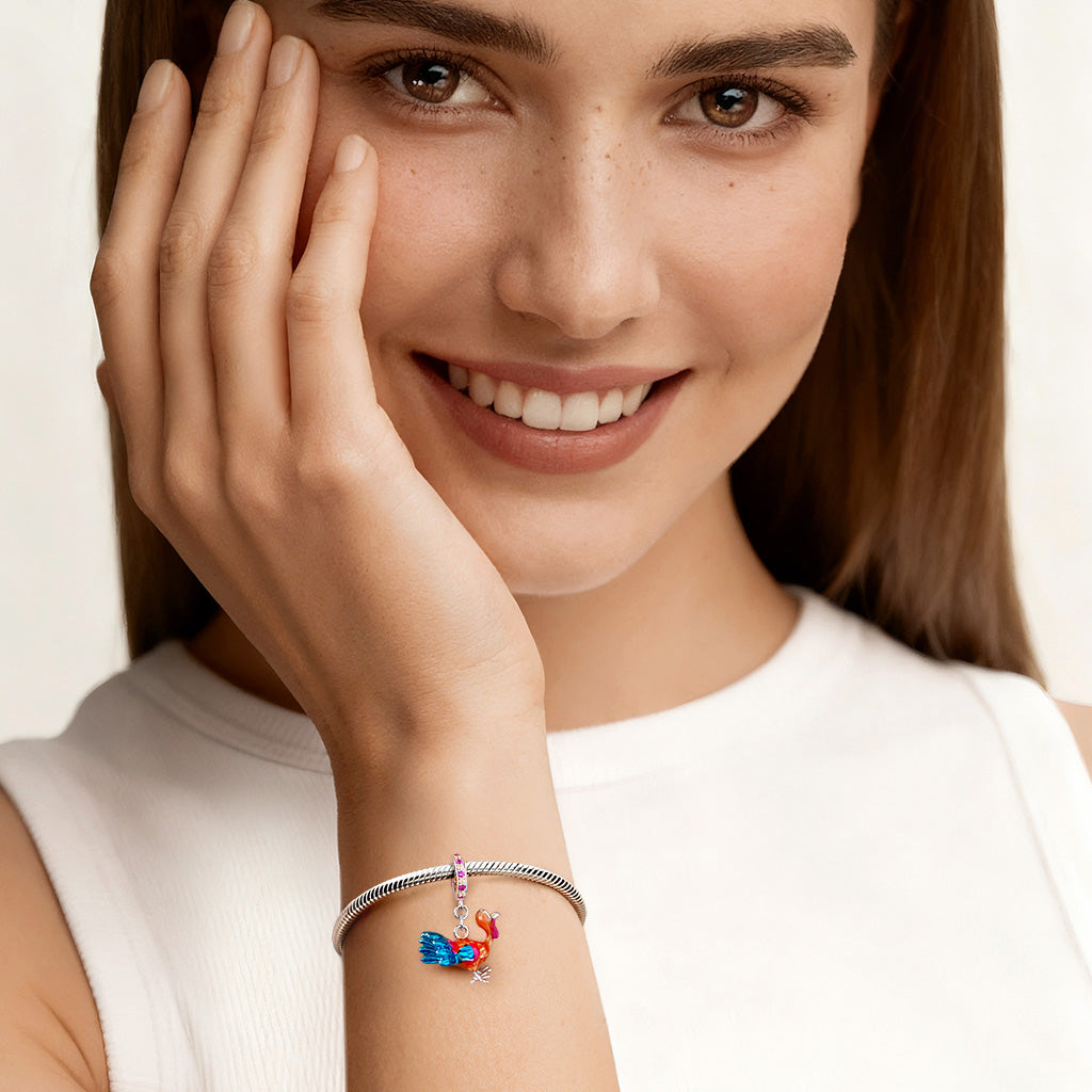 Gnoce Thanksgiving Day Turkey Pendant Dangle Charm_4