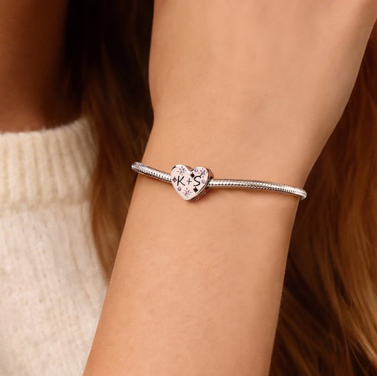 Gnoce Hollow Heart-Shaped Engravable Charm_3