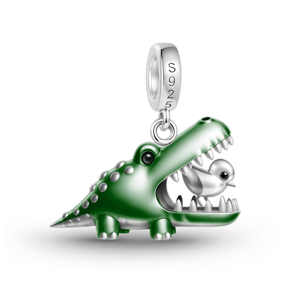 Gnoce Toothpick Bird Crocodile Pendant Dangle Charm_5