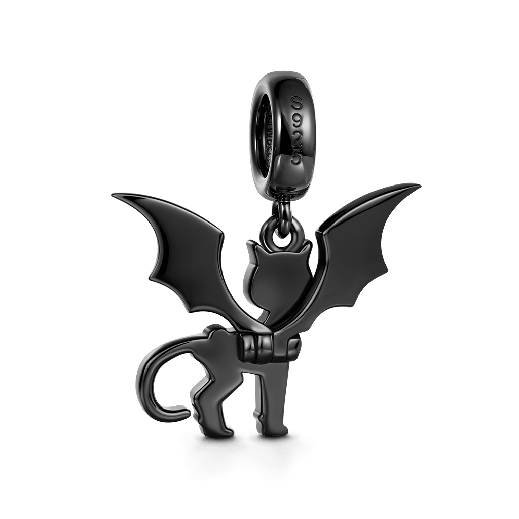 Gnoce Harry Potter Thestral Winged Skeletal Horse Pendant Dangle Charm_6