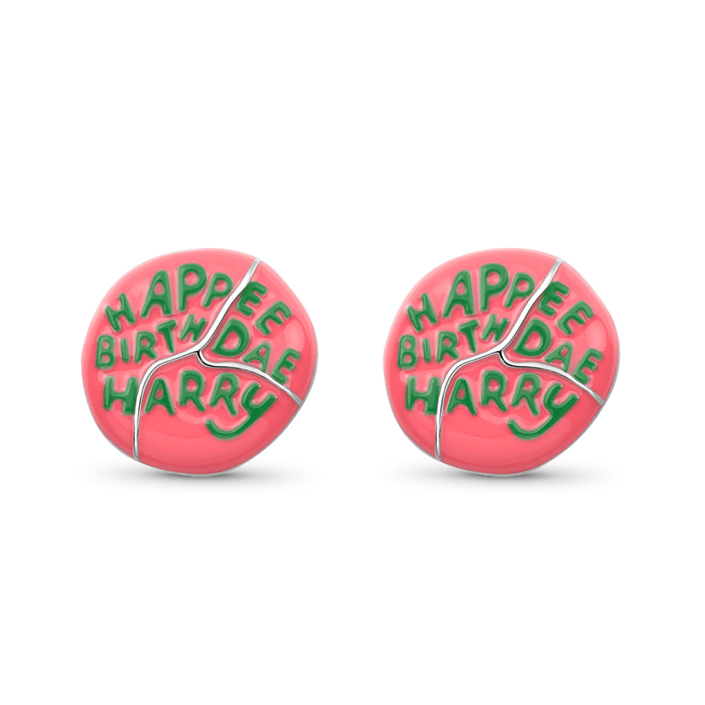 Gnoce Harry Potter Hagrid Birthday Cake Stud Earrings_1