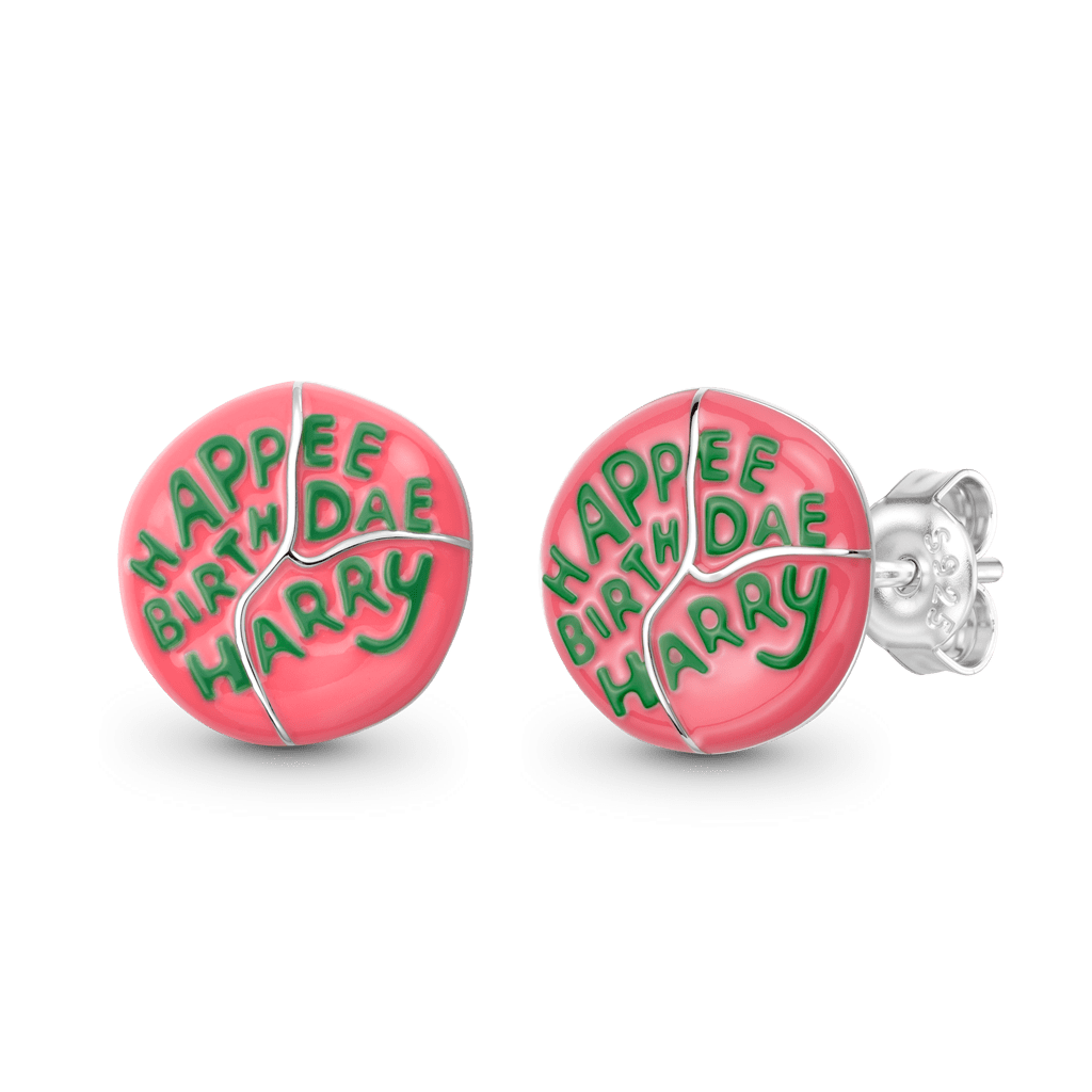 Gnoce Harry Potter Hagrid Birthday Cake Stud Earrings_3