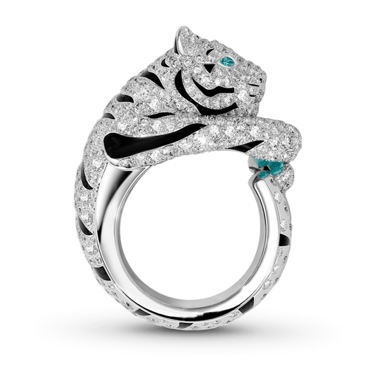 Gnoce Tiger Moissanite Ring_5