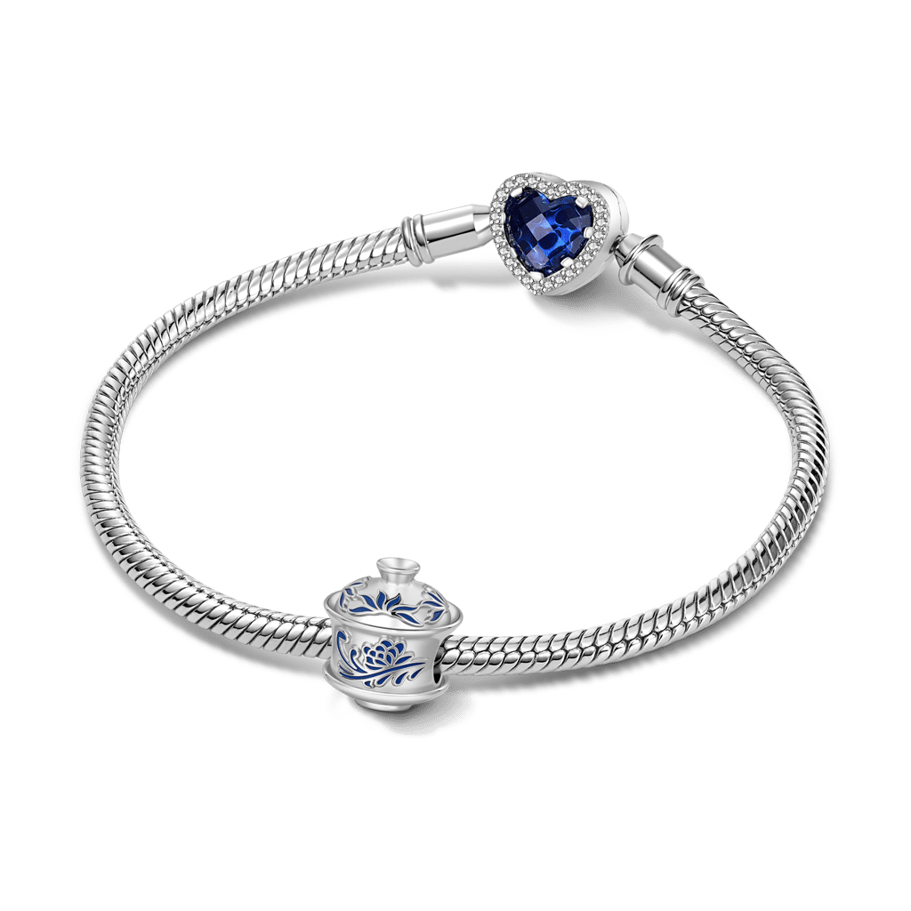 Gnoce Blue And White Porcelain Teacup Charm_3