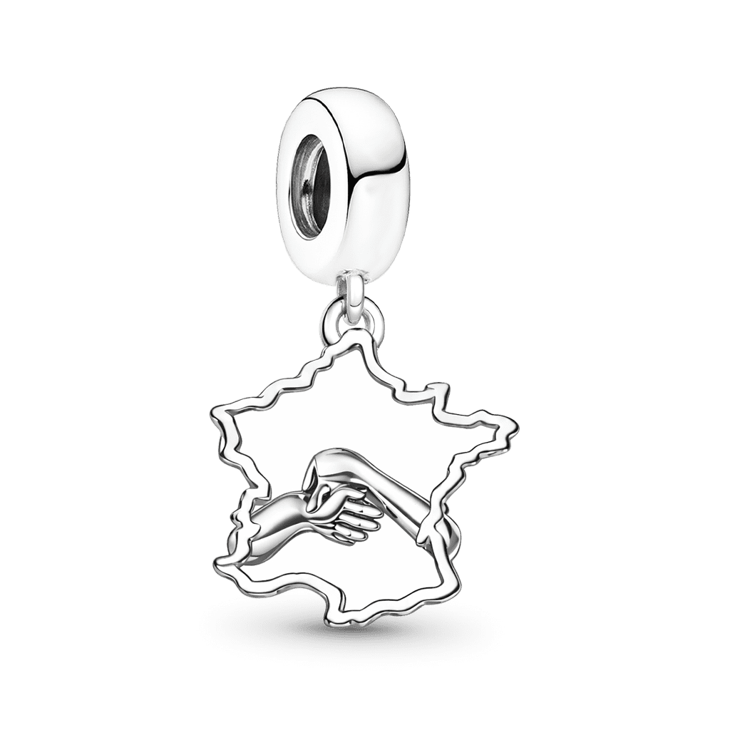 Gnoce Hug France Map Pendant Dangle Charm_5