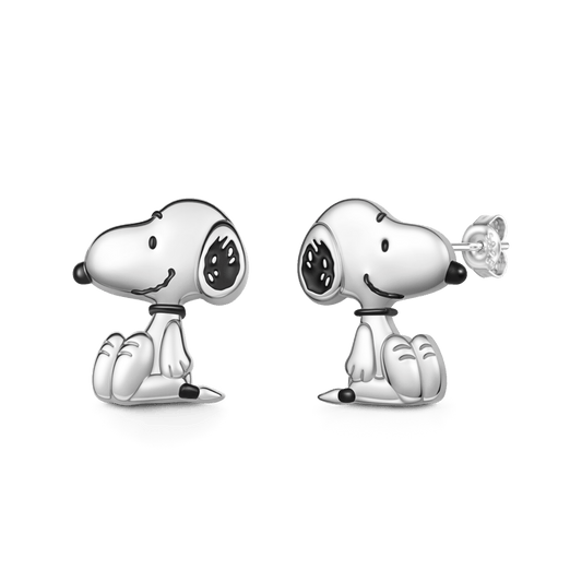 Gnoce Peanuts Snoopy Stud Earrings_1