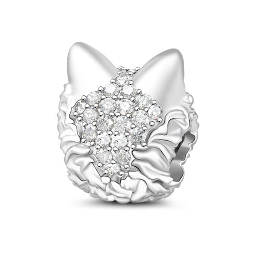 Gnoce "Clever As A Wolf" Elegant Ancient Wolf  925 Sterling Silver Animal Bead Charm_2