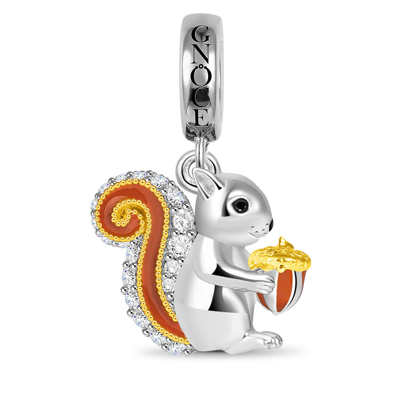 Squirrel Charm Pendant 925 Sterling Silver_1