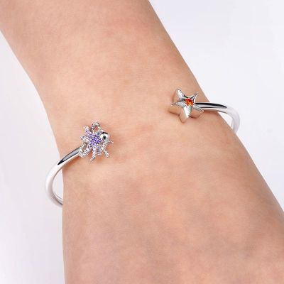 Bracelet Pieuvre & Étoile de Mer
