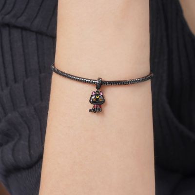 Pendentif Mignon Chat Noir
